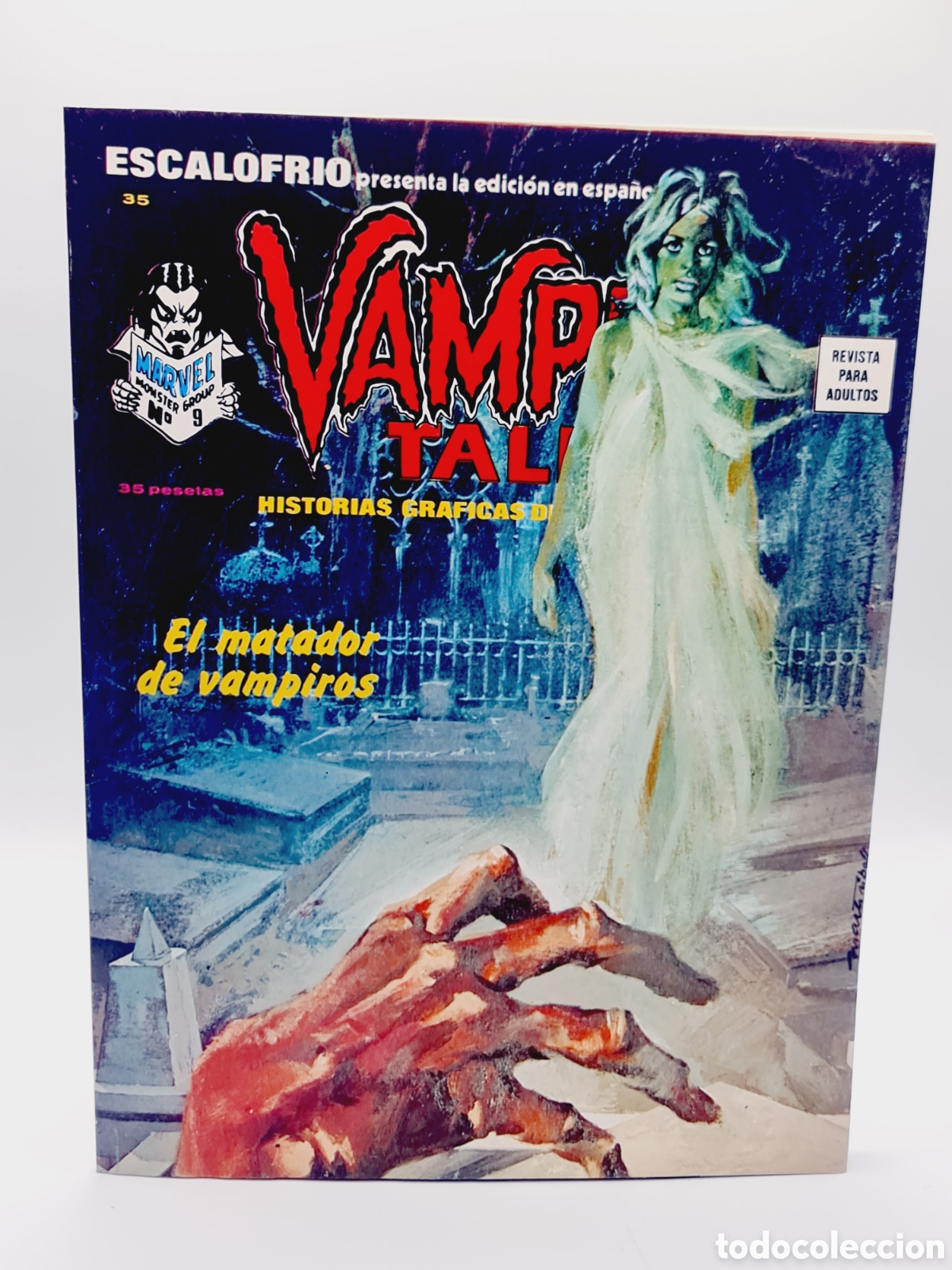 C&oacute;mics: DE KIOSCO ESCALOFRIO 35 VAMPIRE TALES 9 VERTICE - Foto 1