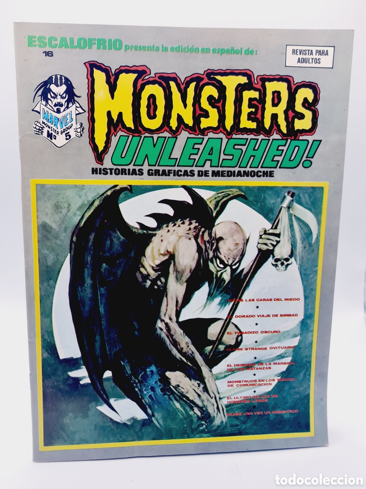 C&oacute;mics: DE KIOSCO ESCALOFRIO 16 MONSTERS UNDEASHED 5 VERTICE GRAPA MUNDI COMICS - Foto 1