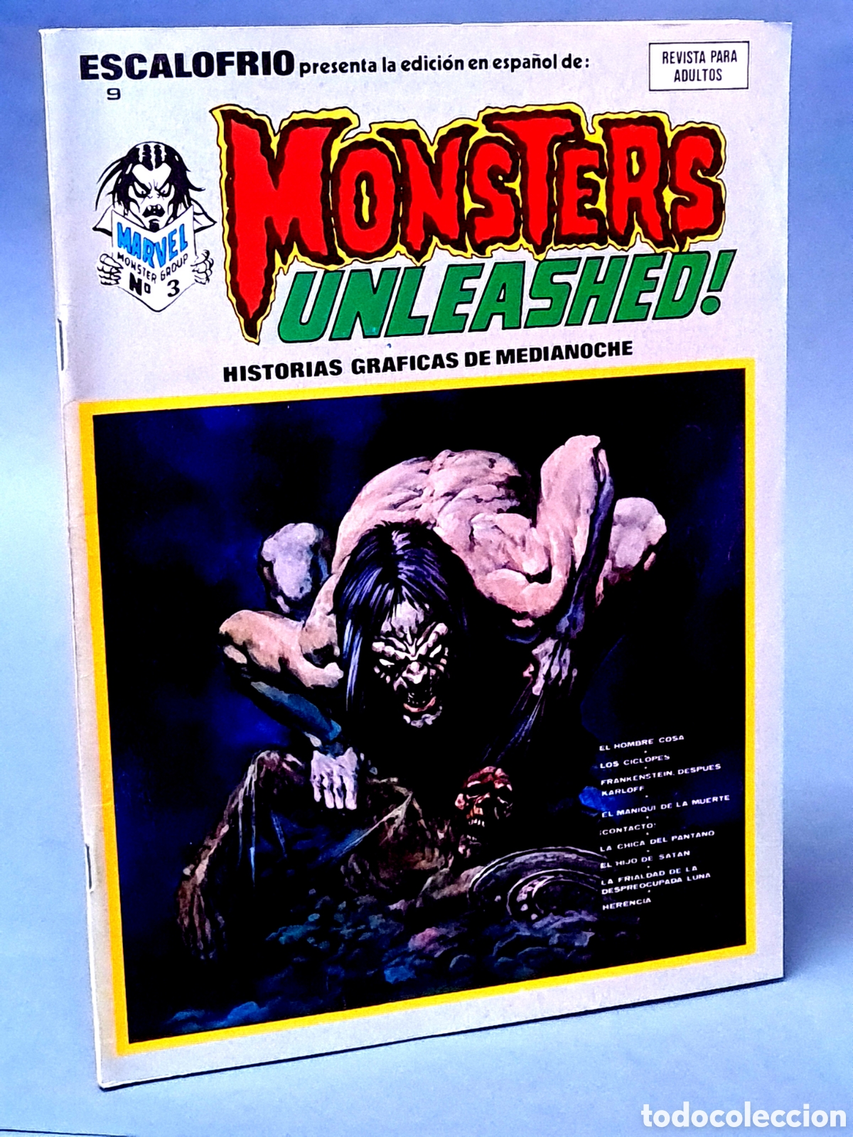 C&oacute;mics: EXCELENTE ESTADO MONSTERS UNLEASHED 9 ESCALOFRIO VERTICE GRAPA - Foto 1