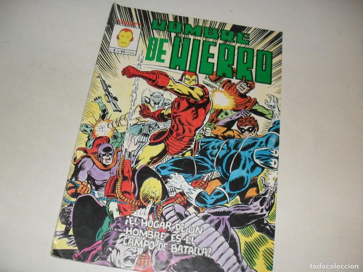 C&oacute;mics: HOMBRE DE HIERRO 8,ULTIMO NUMERO,EDICIONES VERTICE,1981,EN COLOR - Foto 1