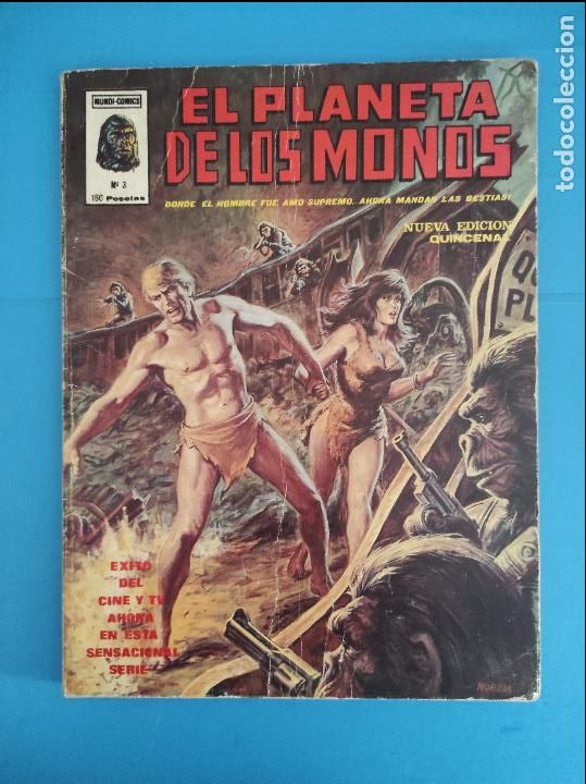 C&oacute;mics: COMIC DE EL PLANETA DE LOS MONOS A&Ntilde;O 1979 N&ordm; 3 DE EDICIONES VERTICE - Foto 1