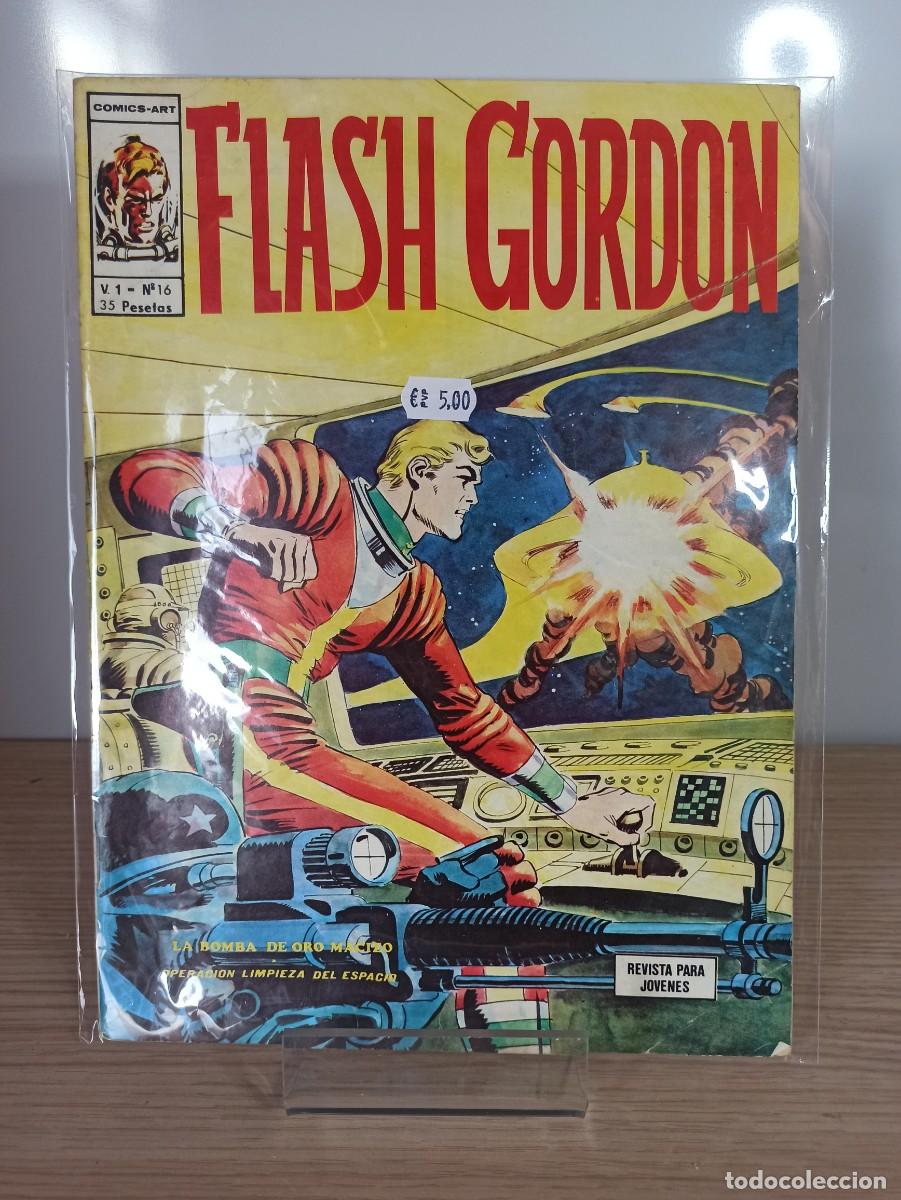 C&oacute;mics: FLASH GORDON &rdquo;La bomba de oro macizo&rdquo; (Ed. V&eacute;rtice) N&ordm; 16 - Foto 1