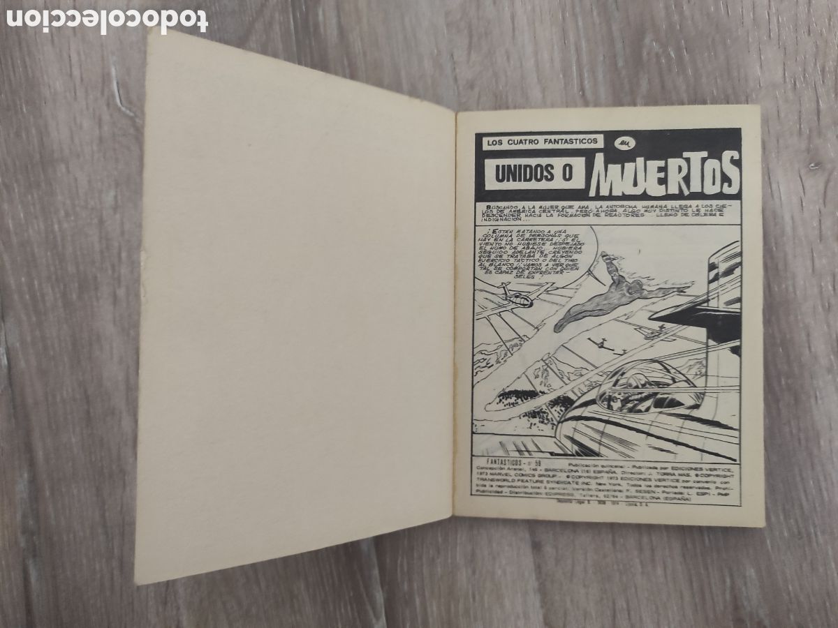 C&oacute;mics: LOS 4 FANT&Aacute;STICOS VERTICE 9 Y 59 - Foto 3