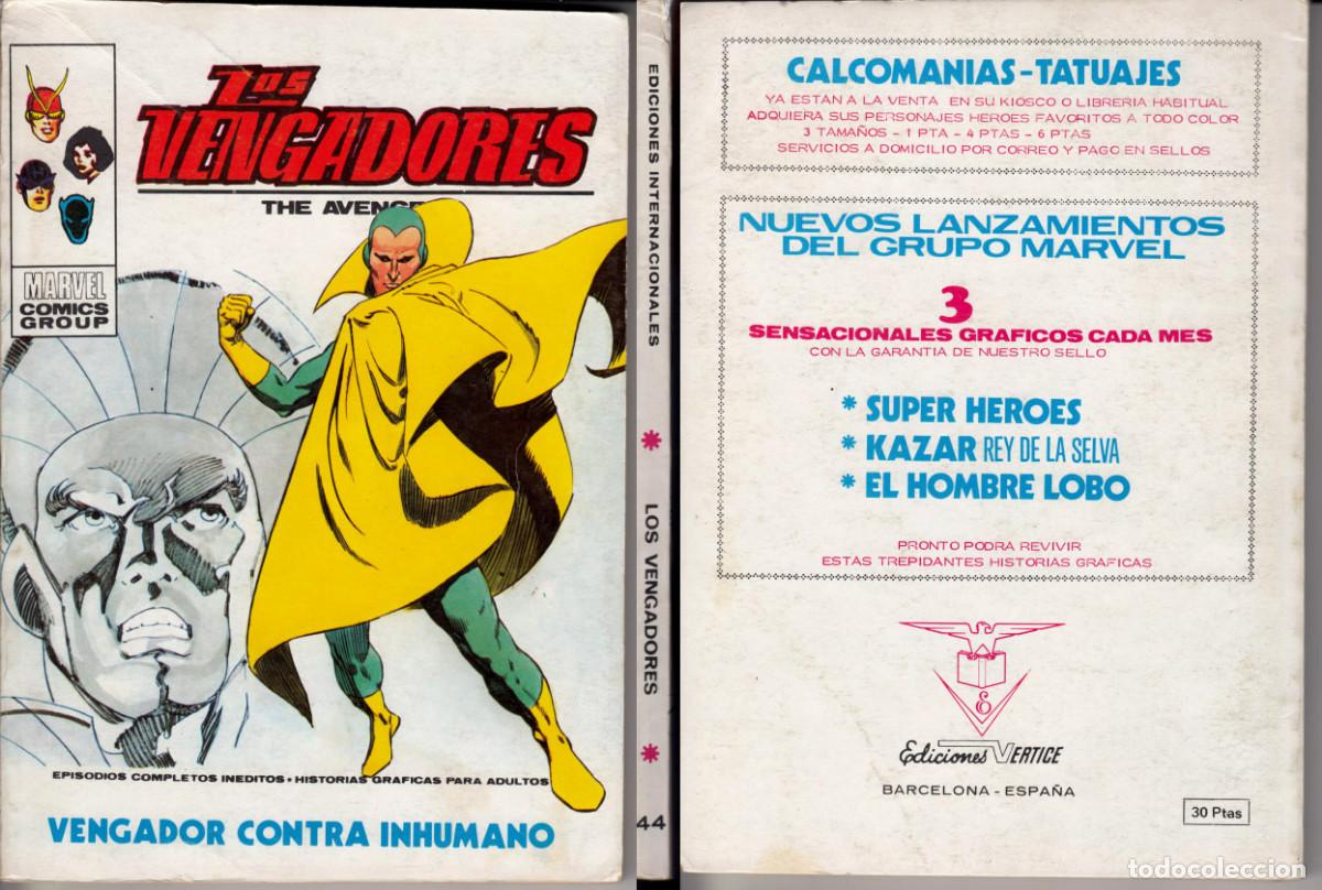 C&oacute;mics: Vertice V1 los Vengadores 44 - Foto 1