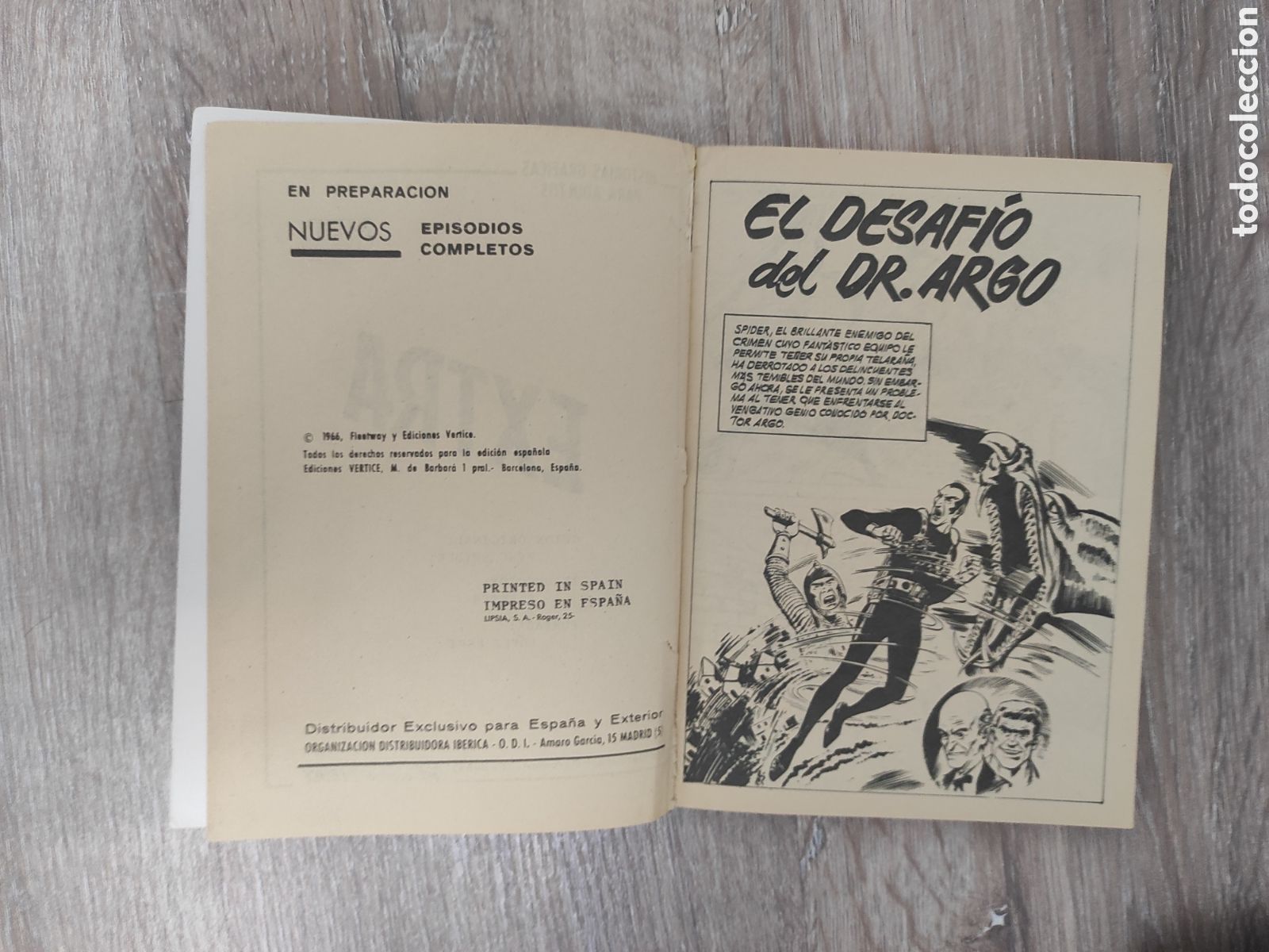 C&oacute;mics: SPIDER 10 El desaf&iacute;o del Dr. Argo - Foto 4