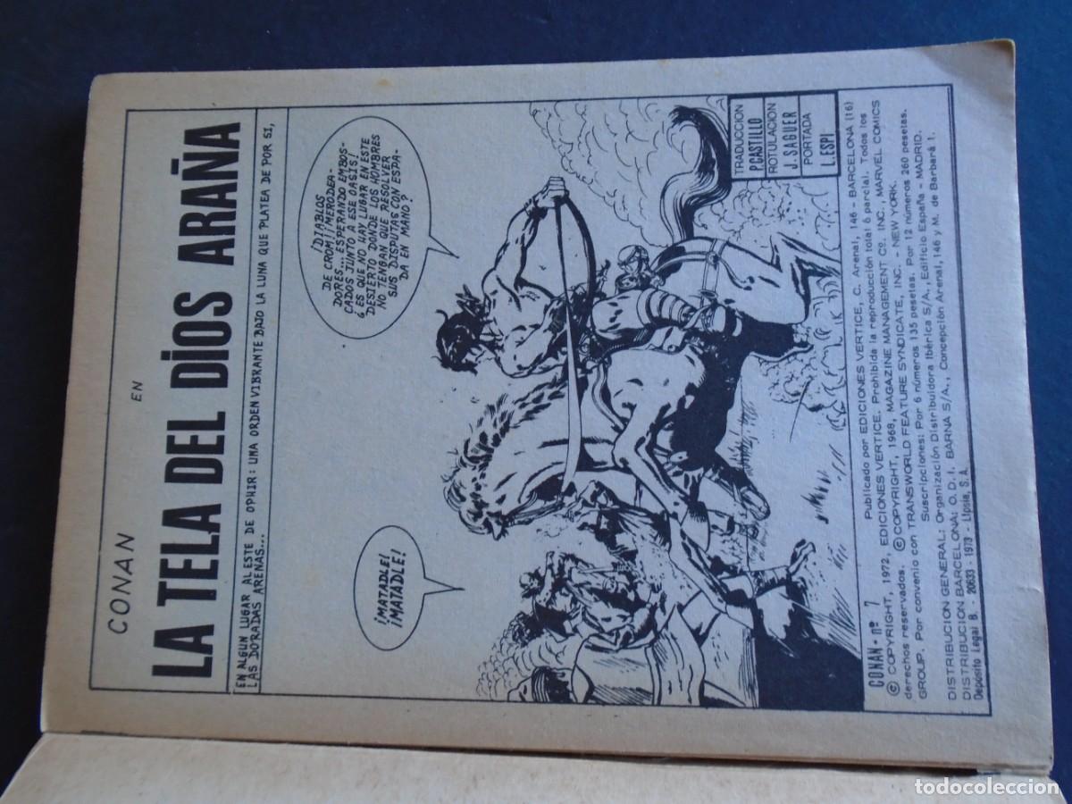 C&oacute;mics: (COM-240100)COMIC VERTICE - CONAN - N&ordm;7 - 25 PTS. - Foto 3
