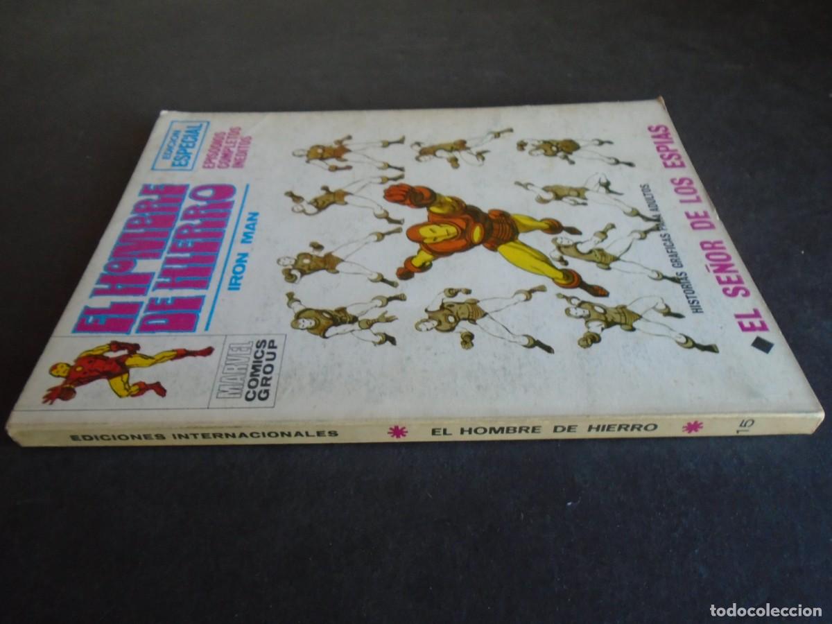 C&oacute;mics: (COM-240113)COMIC VERTICE - EL HOMBRE DE HIERRO - N&ordm; 15 - 25 PTS. - Foto 2