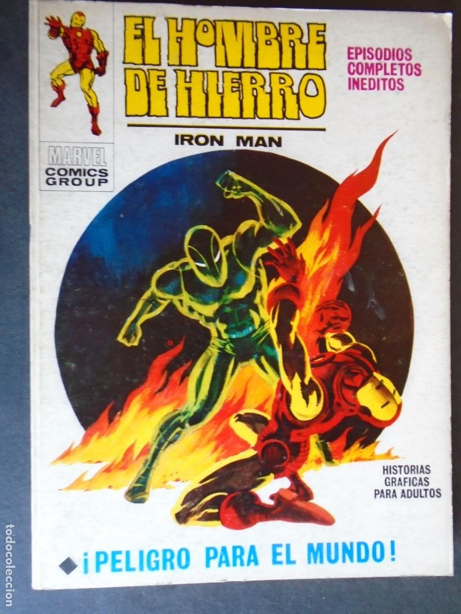 C&oacute;mics: (COM-240114)COMIC VERTICE - EL HOMBRE DE HIERRO - N&ordm; 23 - 25 PTS. - Foto 1