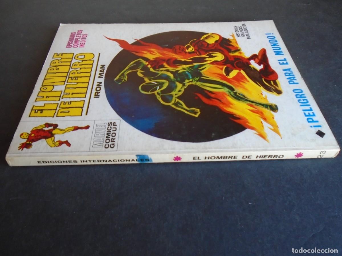 C&oacute;mics: (COM-240114)COMIC VERTICE - EL HOMBRE DE HIERRO - N&ordm; 23 - 25 PTS. - Foto 2