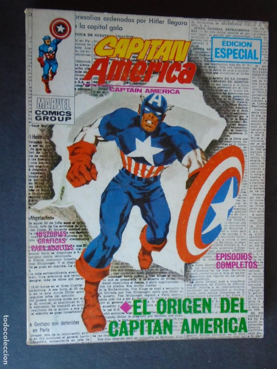 C&oacute;mics: (COM-240119)COMIC VERTICE - CAPITAN AMERICA - N&ordm; 3 - 25 PTS. - Foto 1
