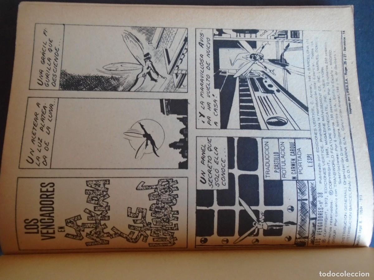 C&oacute;mics: (COM-240126)COMIC VERTICE - LOS VENGADORES - N&ordm; 38 - 25 PTS. - Foto 3