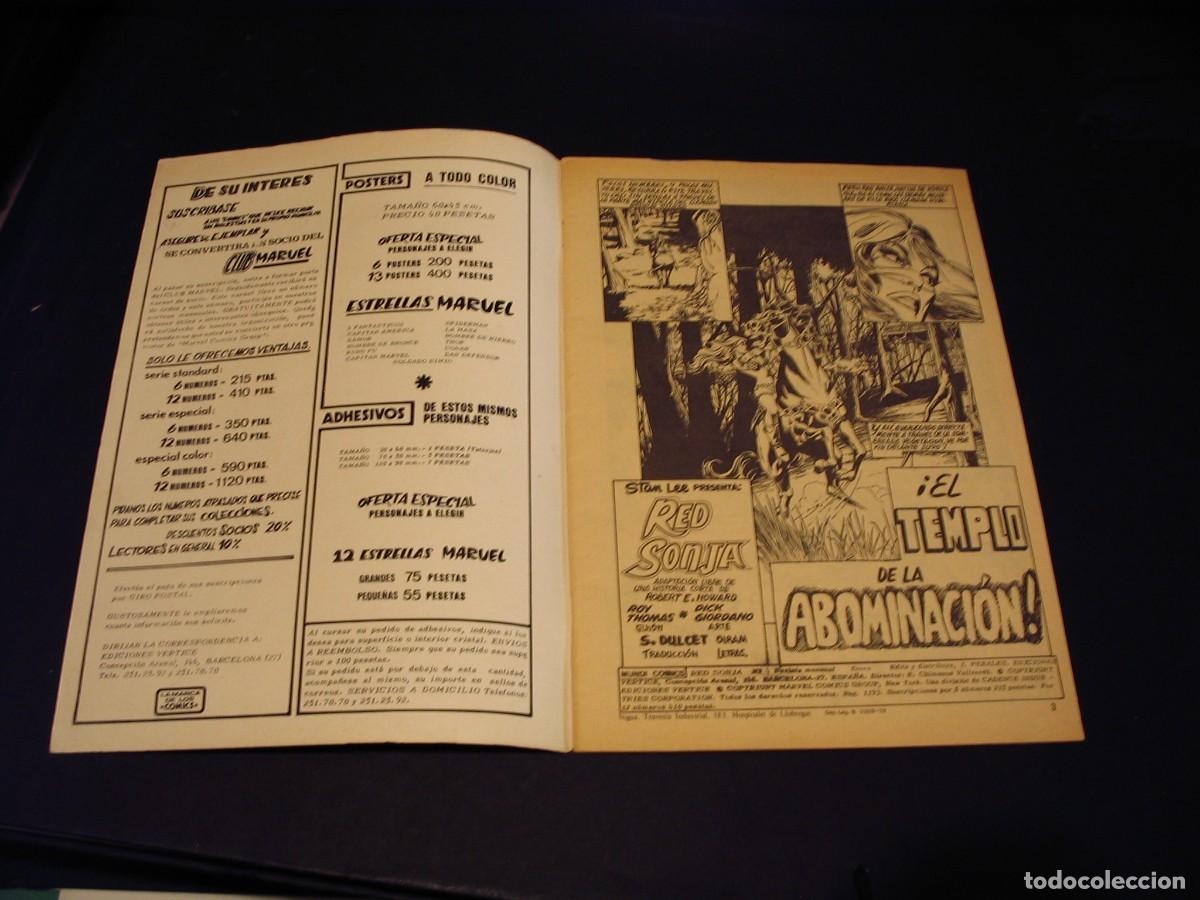 C&oacute;mics: RED SONJA VOL. 1 EL TEMPLO DE LA ABOMINACI&Oacute;N N&ordm; 4 VERTICE MARVEL - Foto 3