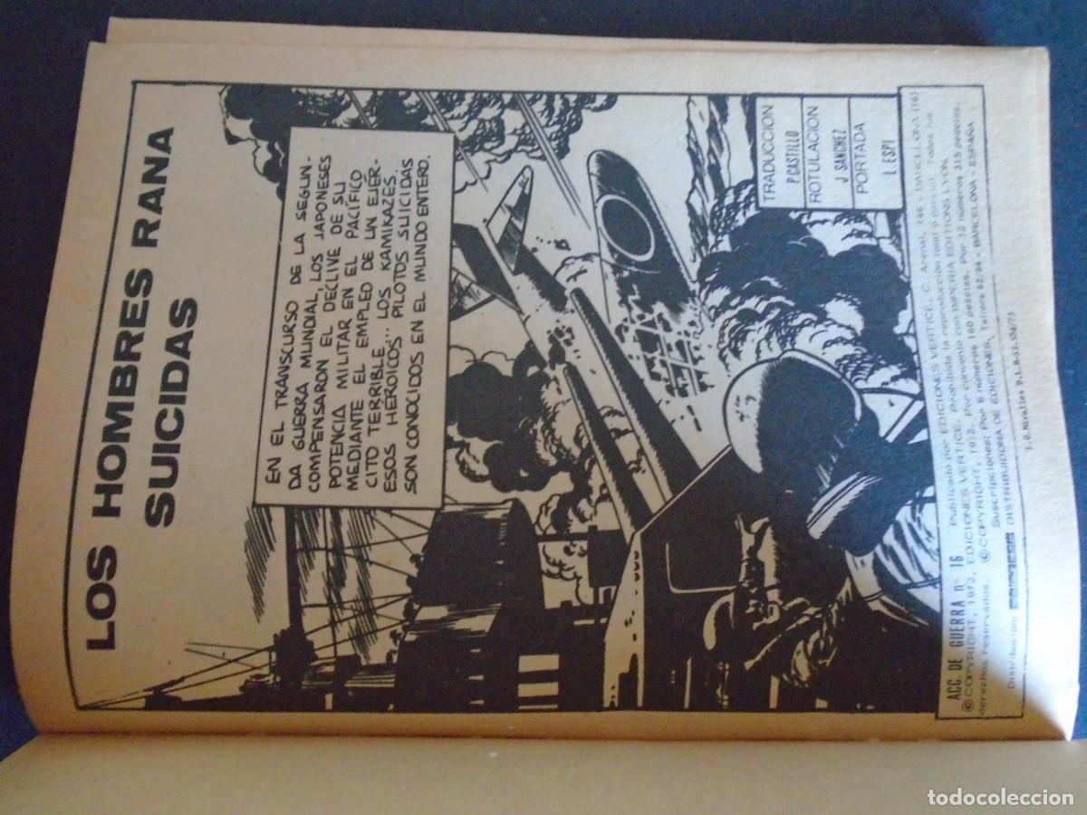 C&oacute;mics: (COM-240145)COMIC VERTICE - ACCIONES DE GUERRA - N&ordm; 16 - 30 PTS. - Foto 3