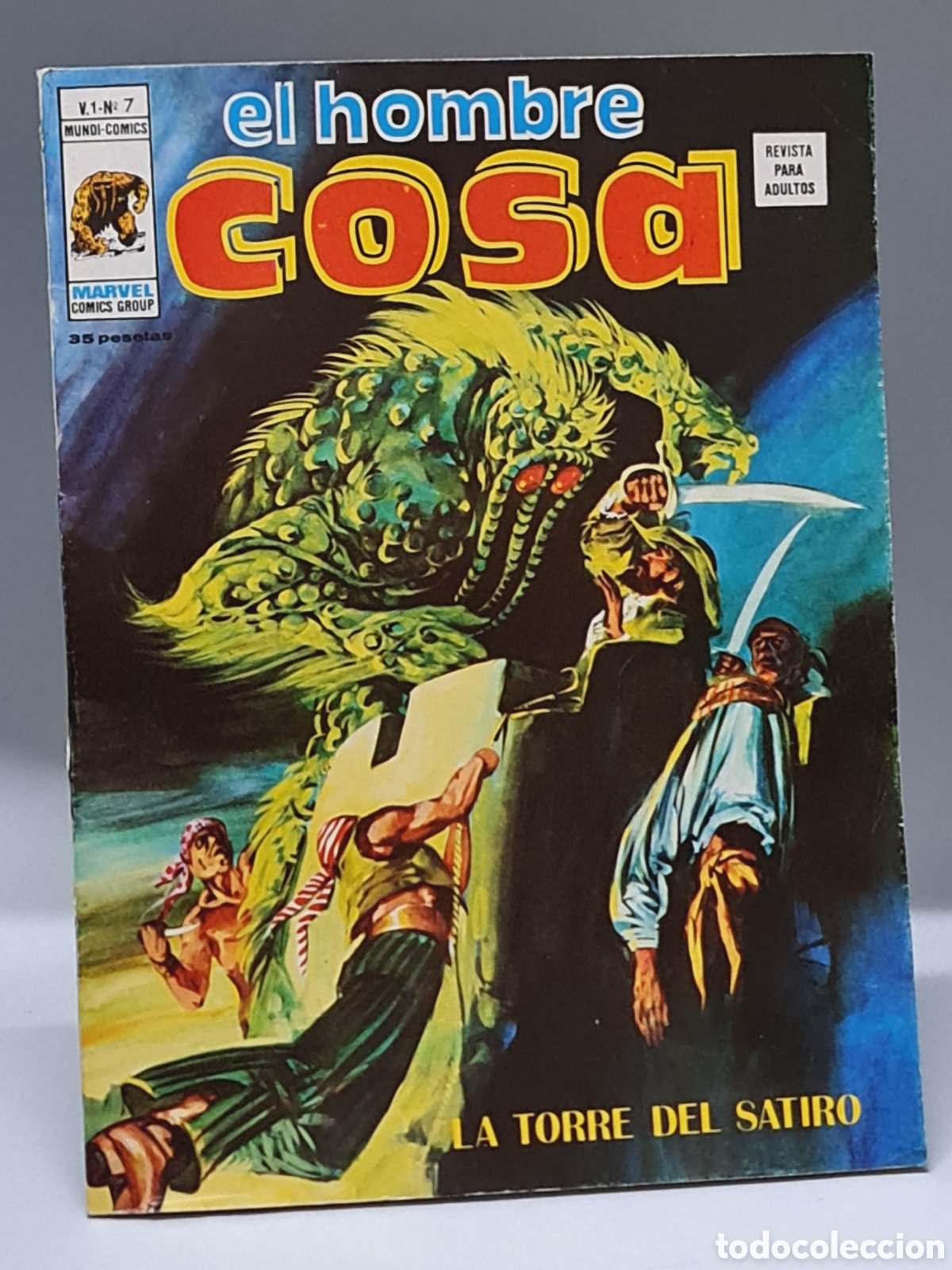 C&oacute;mics: DE KIOSCO EL HOMBRE COSA 7 LA TORRE DEL SATIRO MARVEL GRAPA EDICIONES VERTICE - Foto 1