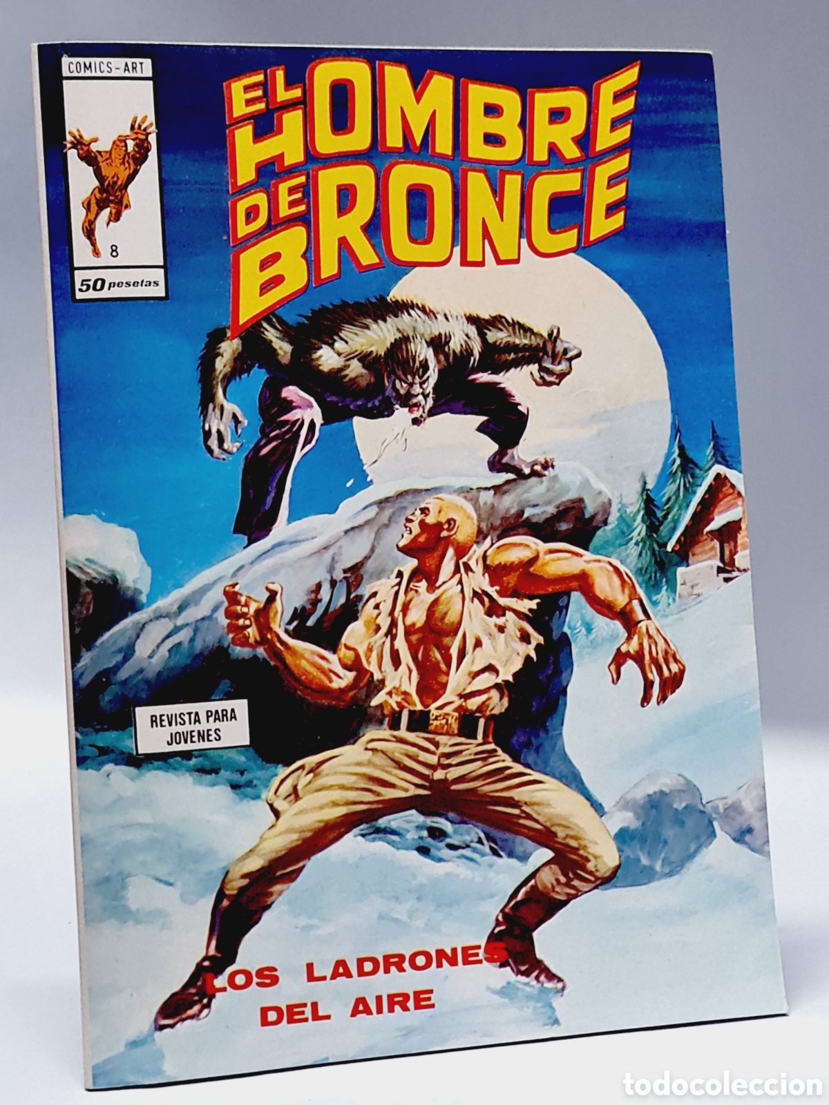 C&oacute;mics: DE KIOSCO EL HOMBRE DE BRONCE 8 LOS LADRONES DEL AIRE MARVEL GRAPA EDICIONES VERTICE - Foto 1