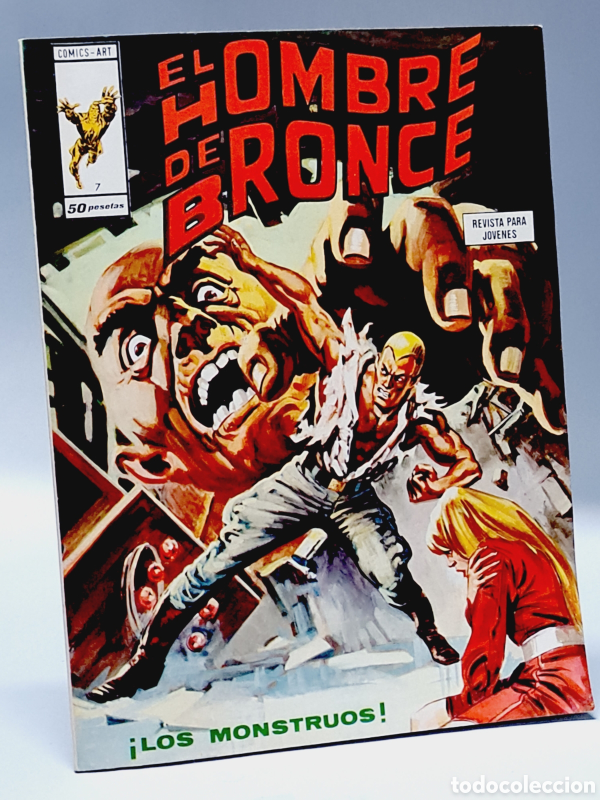 C&oacute;mics: DE KIOSCO EL HOMBRE DE BRONCE 7 LOS MONSTRUOS MARVEL GRAPA EDICIONES VERTICE - Foto 1