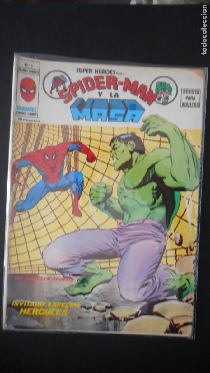 C&oacute;mics: SUPER H&Eacute;ROES N&ordm; 19 SPIDERMAN Y LA MASA / C-20 - Foto 1