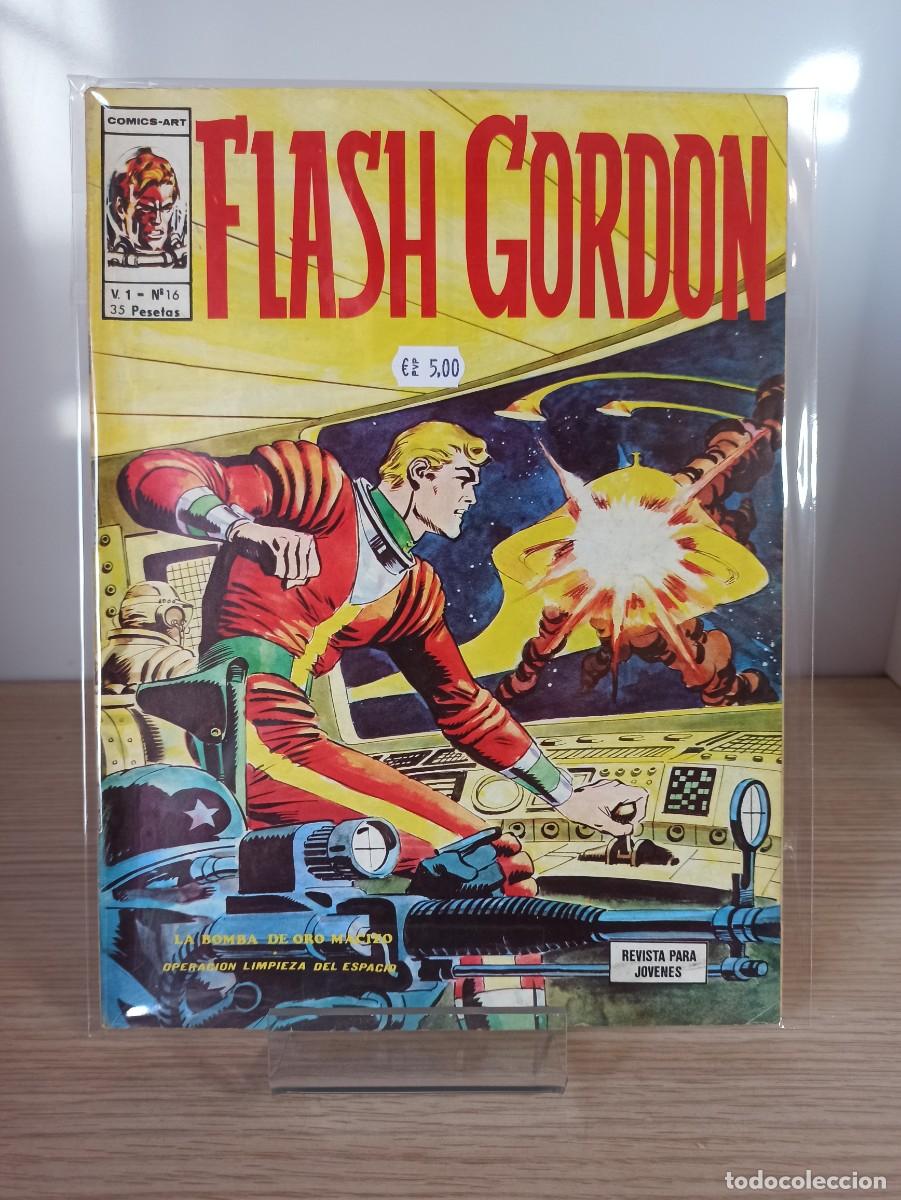 C&oacute;mics: FLASH GORDON &rdquo;La bomba de oro macizo&rdquo; (Ed. V&eacute;rtice) N&ordm; 16 - Foto 1