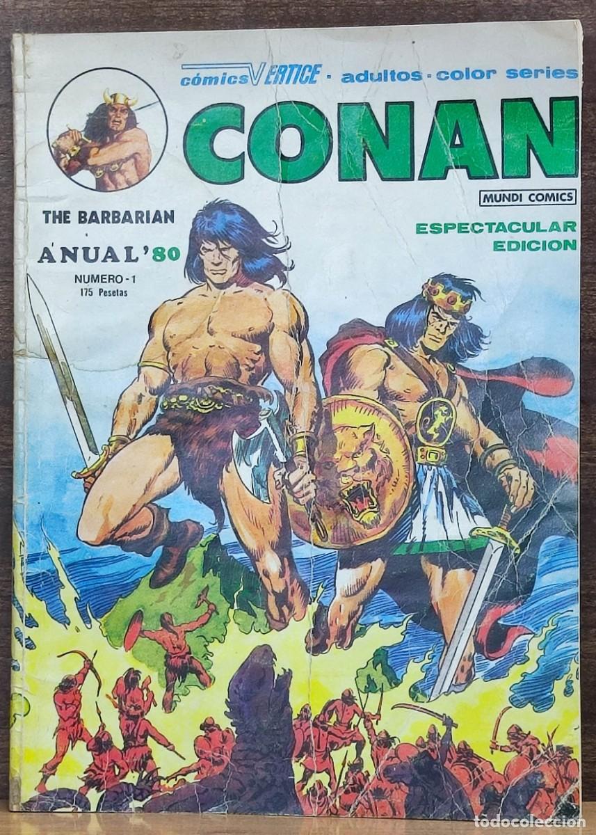 C&oacute;mics: CONAN THE BARBARIAN ANUAL 80 - EDITORIAL VERTICE. - Foto 1