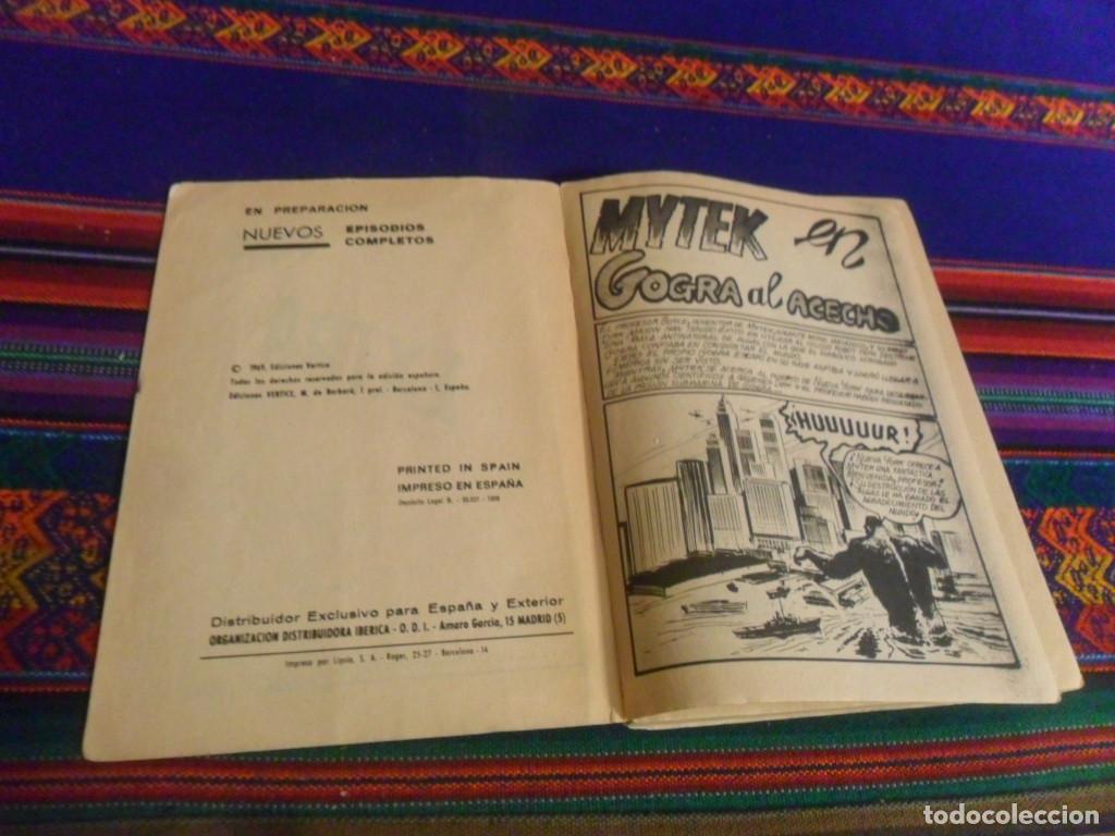 C&oacute;mics: V&Eacute;RTICE VOL. 1 MYTEK EL PODEROSSO N&ordm; 11, GOGRA AL ACECHO. 1969 25 PTS. DIF&Iacute;CIL. - Foto 5