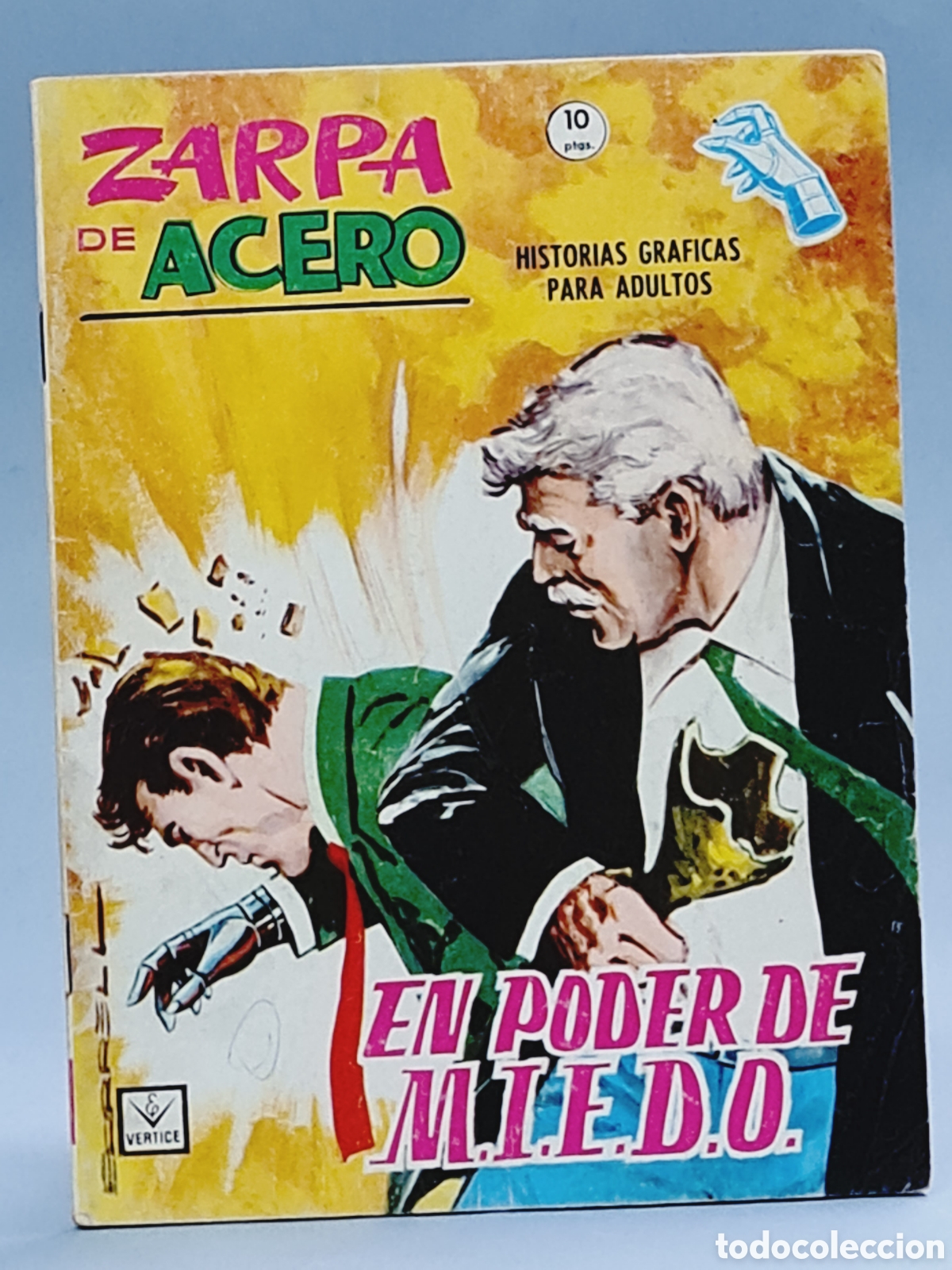 C&oacute;mics: MUY BUEN ESTADO ZARPA DE ACERO 25 EL PODER DE MIEDO GRAPA VERTICE - Foto 1