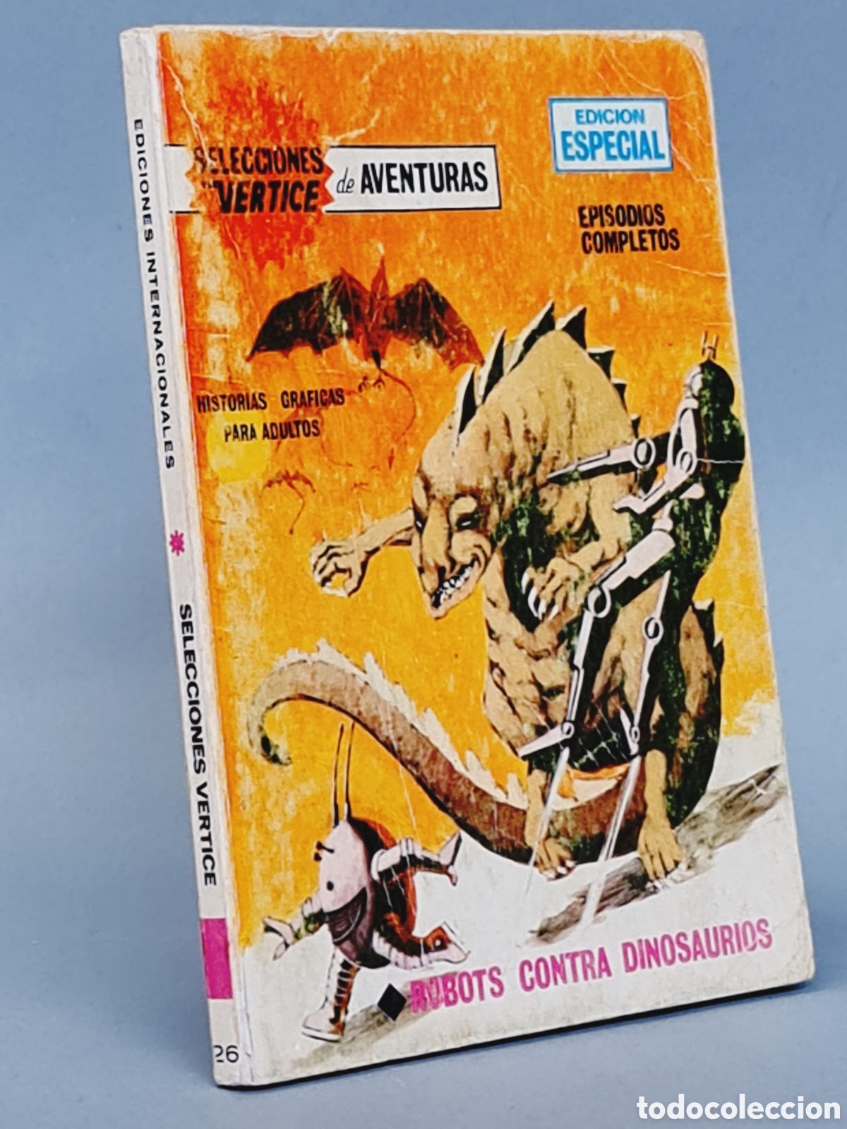 C&oacute;mics: SELECCIONES VERTICE 26 ROBOTS CONTRA DINOSAURIOS NORMAL ESTADO EDICIONES INTERNACIONALES - Foto 1