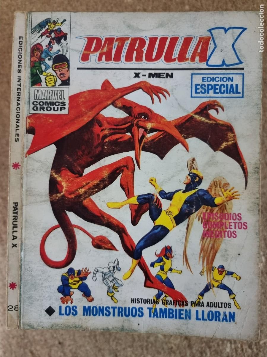 C&oacute;mics: Patrulla X 28 Vol.1 Vertice 25 ptas. - Foto 1