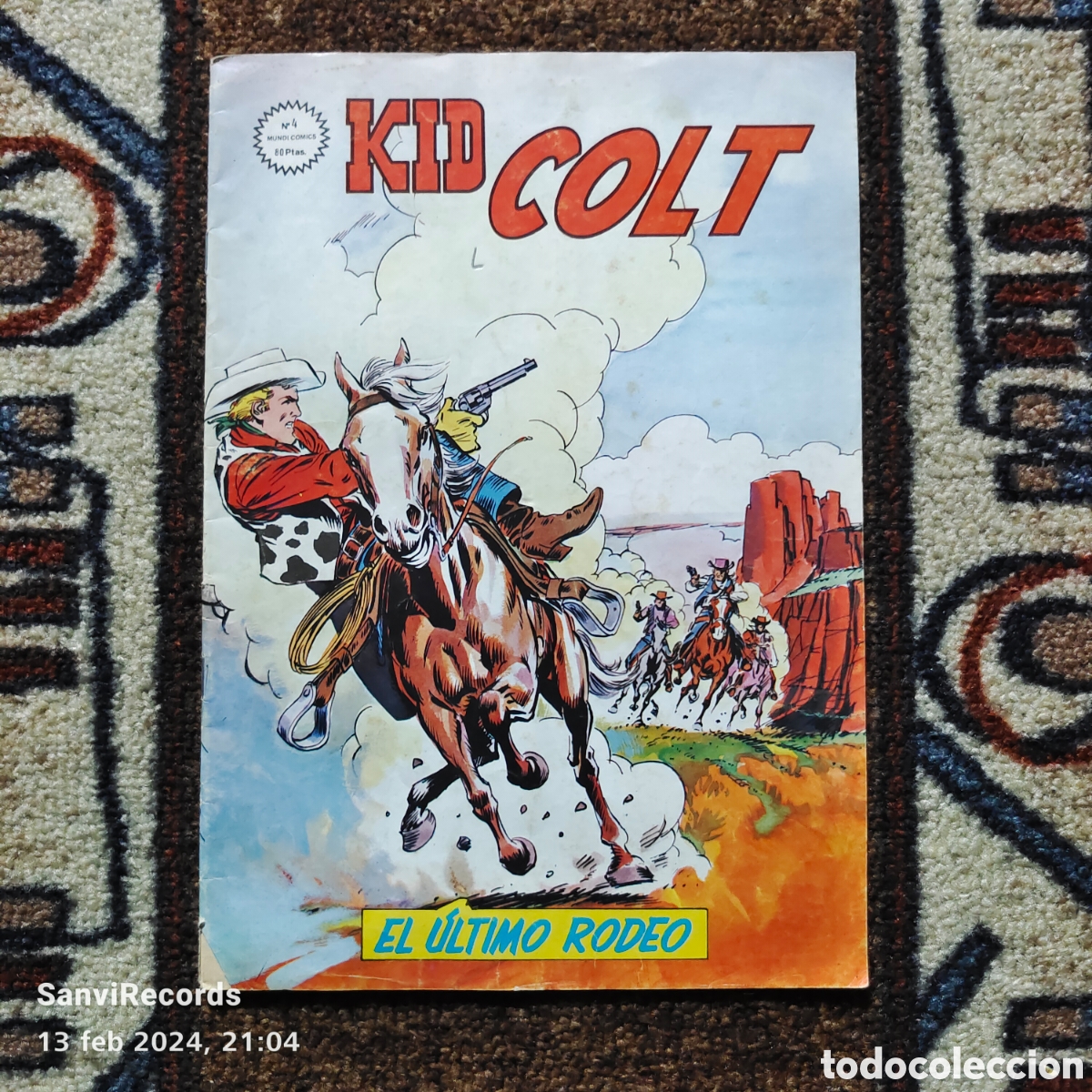 C&oacute;mics: KID COLT N&deg; 4: EL &Uacute;LTIMO RODEO (V&Eacute;RTICE) - Foto 1
