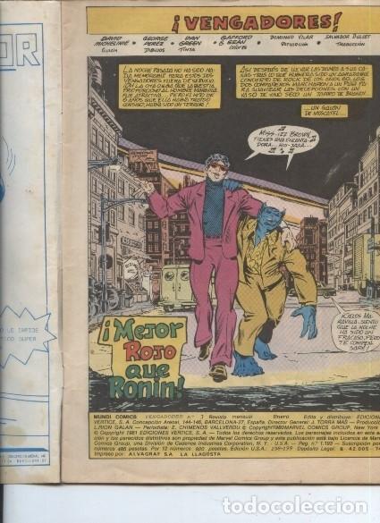 C&oacute;mics: LOS VENGADORES ( VERTICE ) 1981-1982 COMPLETA - Foto 6