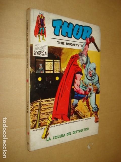 C&oacute;mics: Thor 31: la colera del destructor, 1972, Vertice, buen estado - Foto 1