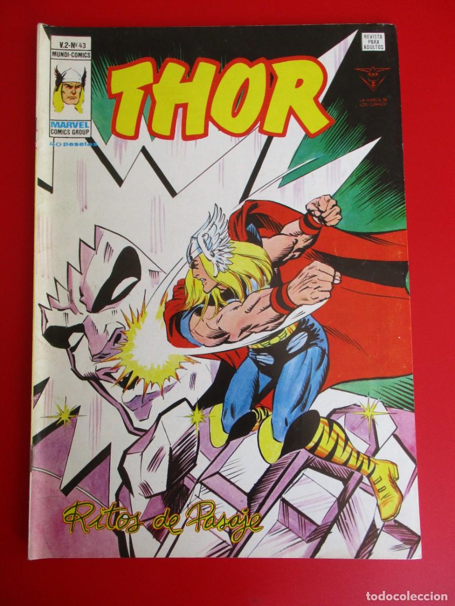 C&oacute;mics: THOR (1974, VERTICE) 43 &middot; V-1979 &middot; RITOS DE PASAJE - Foto 1