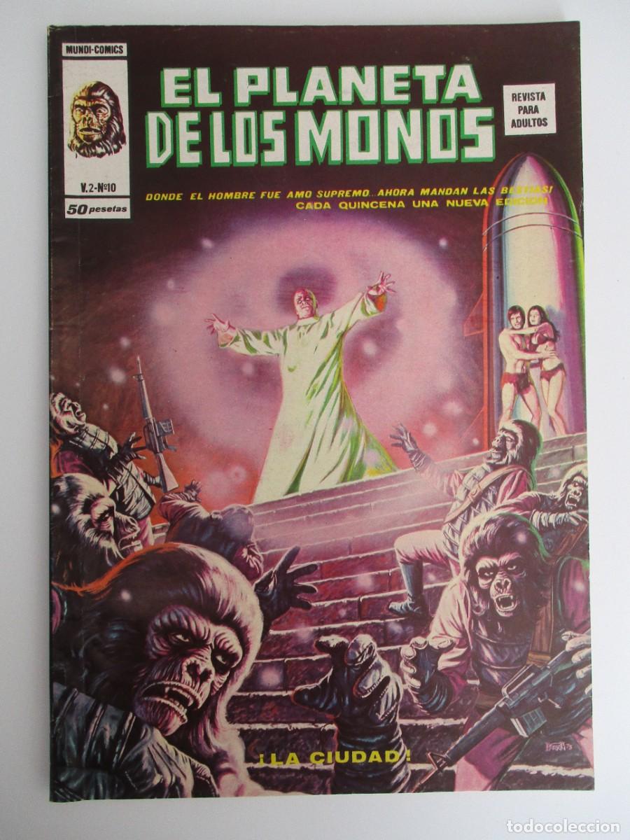 C&oacute;mics: PLANETA DE LOS SIMIOS, EL (1977, VERTICE) -DE LOS MONOS- 10 &middot; IX-1977 &middot; &iexcl;LA CIUDAD! - Foto 1
