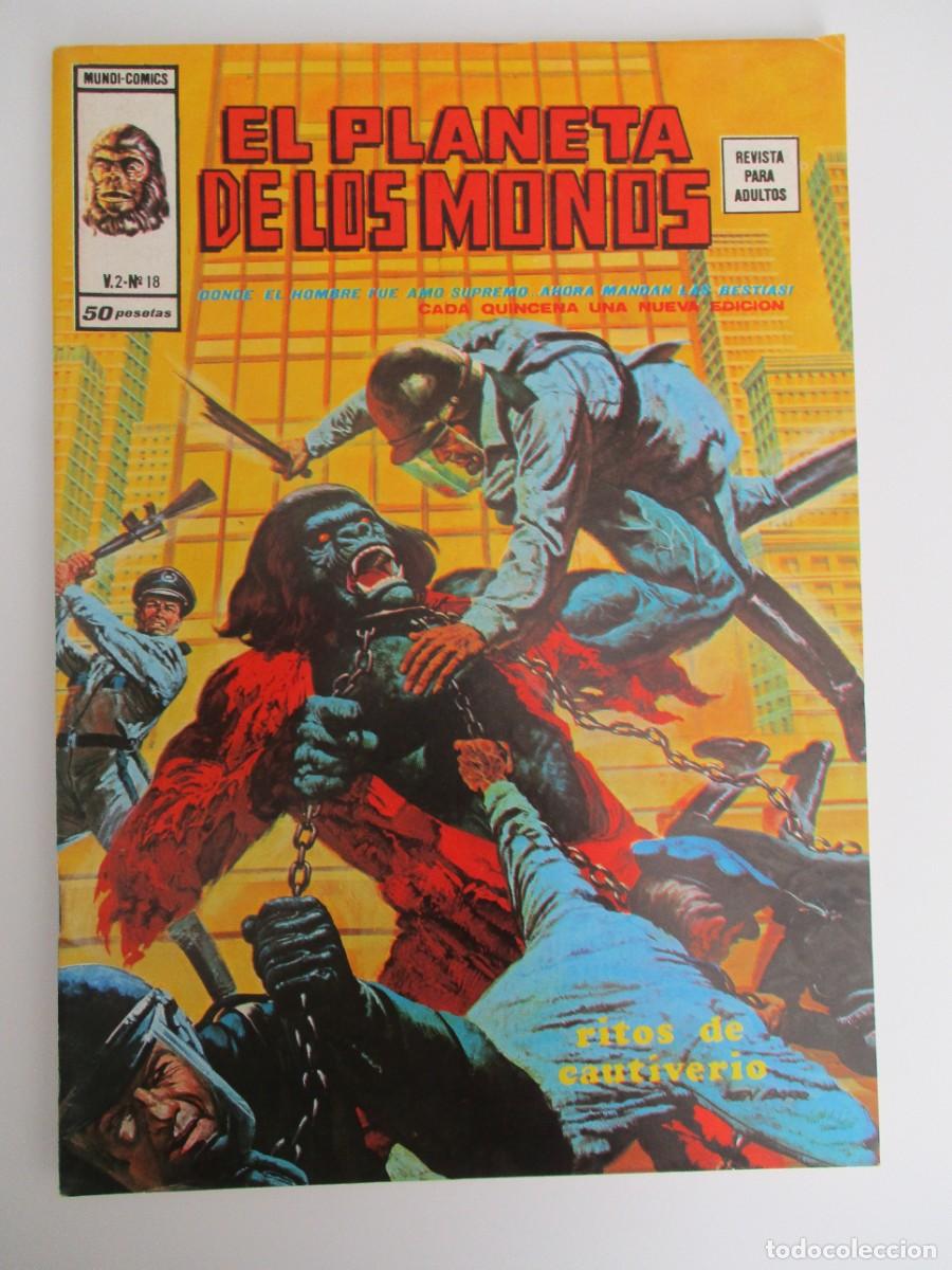 C&oacute;mics: PLANETA DE LOS SIMIOS, EL (1977, VERTICE) -DE LOS MONOS- 18 &middot; 1978 &middot; ritos de cautiverio - Foto 1