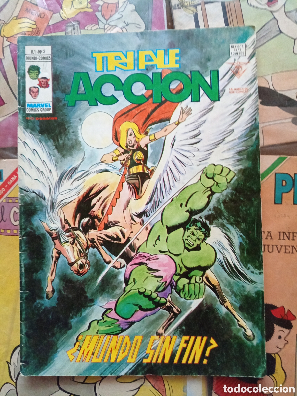 C&oacute;mics: Triple acci&oacute;n V. 1 n&deg; 3 cj99 - Foto 1