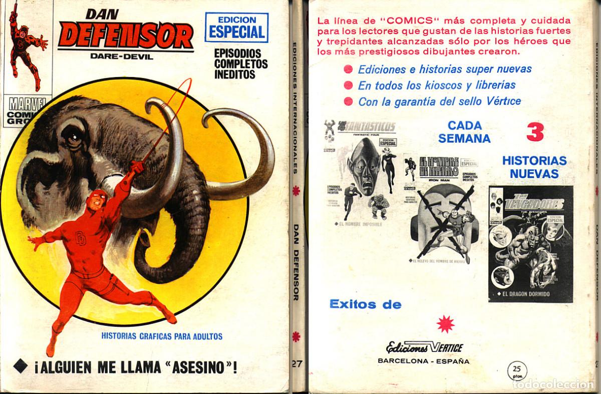 C&oacute;mics: Vertice V1 Dan Defensor 27 - Foto 1