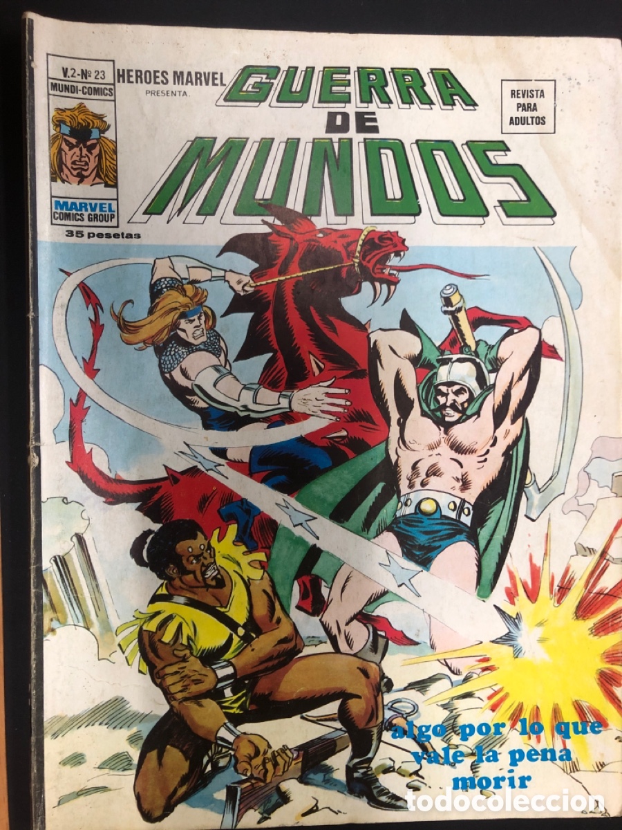 C&oacute;mics: COMIC HEROES MARVEL GUERRA DE MUNDOS V2 N&ordm; 23 MARVEL VERTICE - Foto 1