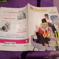 Cómics: HIT-ROMANCE Nº 2 JULIETTE EN ESPAÑA - EDICIONES VÉRTICE, 1965