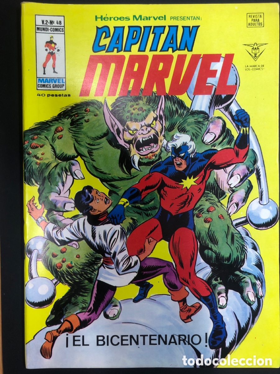 C&oacute;mics: COMIC HEROES MARVEL CAPITAN MARVEL V2 N&ordm; 48 MARVEL VERTICE - Foto 1
