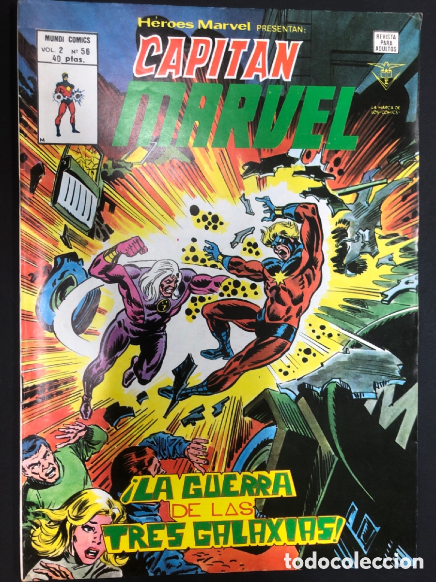 C&oacute;mics: COMIC HEROES MARVEL CAPITAN MARVEL V2 N&ordm; 56 MARVEL VERTICE - Foto 1