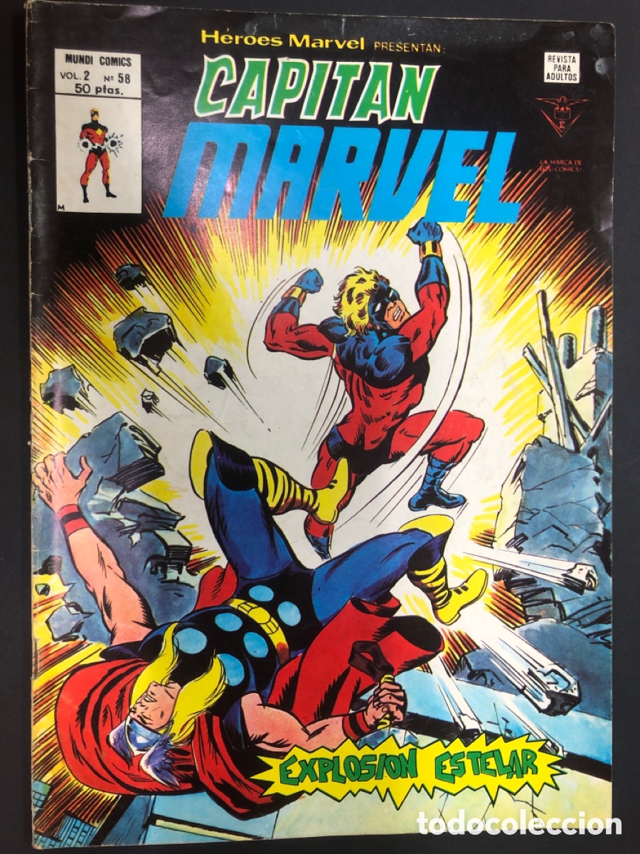 C&oacute;mics: COMIC HEROES MARVEL CAPITAN MARVEL V2 N&ordm; 58 MARVEL VERTICE - Foto 1