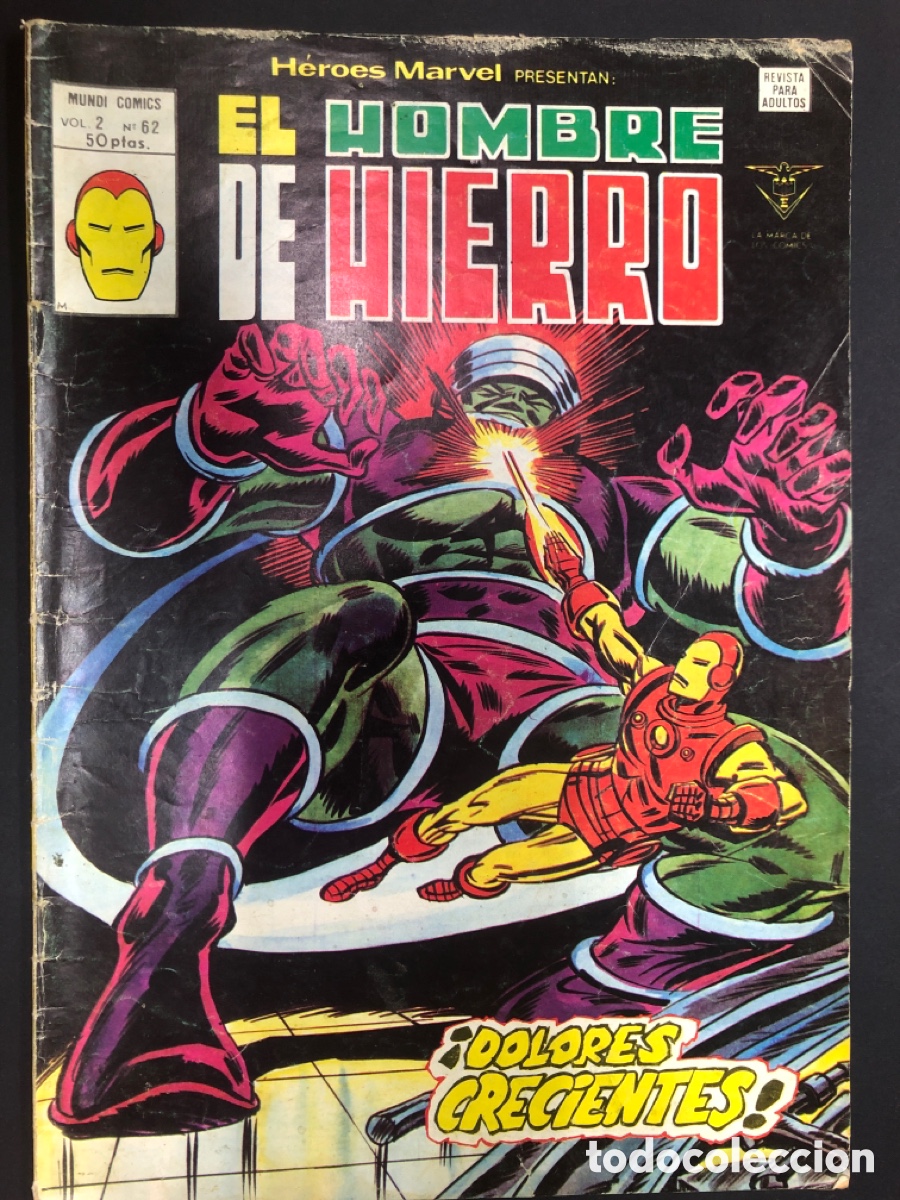 C&oacute;mics: COMIC HEROES MARVEL EL HOMBRE DE HIERRO V2 N&ordm; 62 MARVEL VERTICE - Foto 1