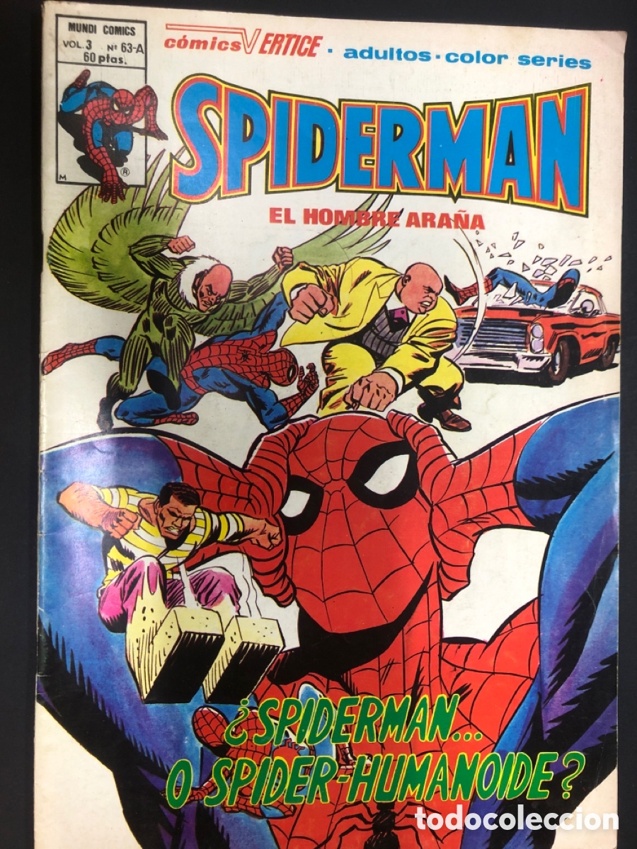 C&oacute;mics: COMIC SPIDERMAN N&ordm; 63-A VOL 3 MARVEL EDITORIAL VERTICE - Foto 1