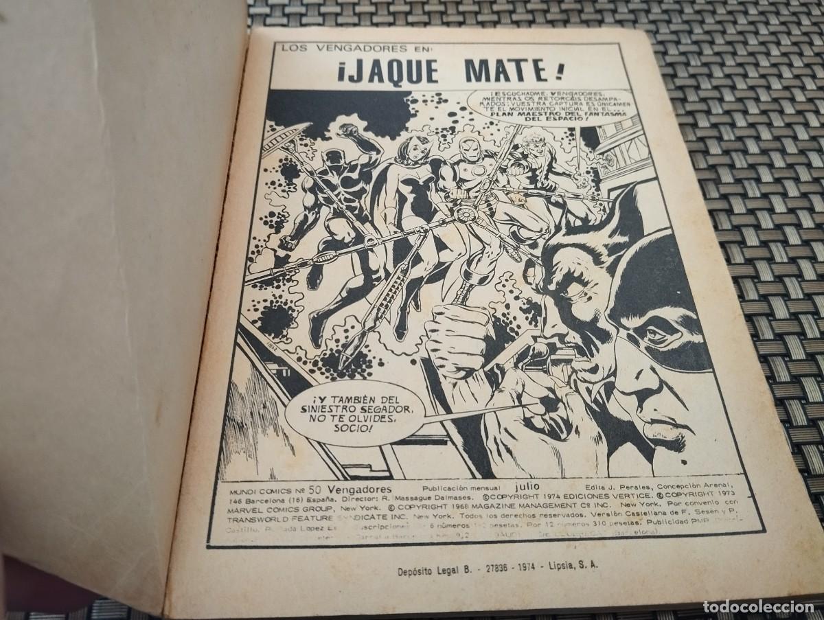 C&oacute;mics: LOS VENGADORES JAQUE MATE 50 TACO VERTICE - Foto 2