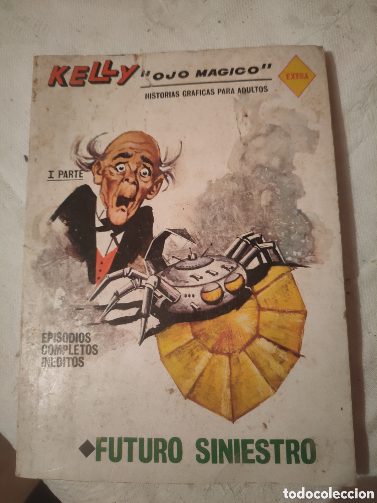 C&oacute;mics: Futuro siniestro. Kelly &rdquo;ojo m&aacute;gico&rdquo;. Ediciones V&eacute;rtice - Foto 1