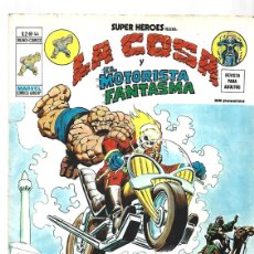 Fumetti: SUPER HÉROES VOL. 2 NÚMERO 44: LA COSA Y EL MOTORISTA FANTASMA, 1976, VERTICE, MUY BUEN ESTADO