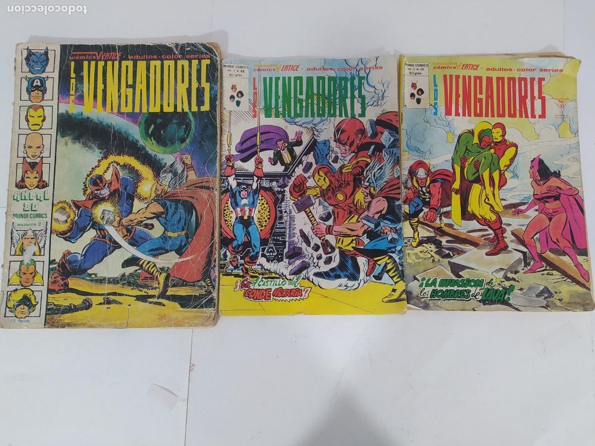 C&oacute;mics: lote los vengadores Vertice / mundi comics - Foto 1