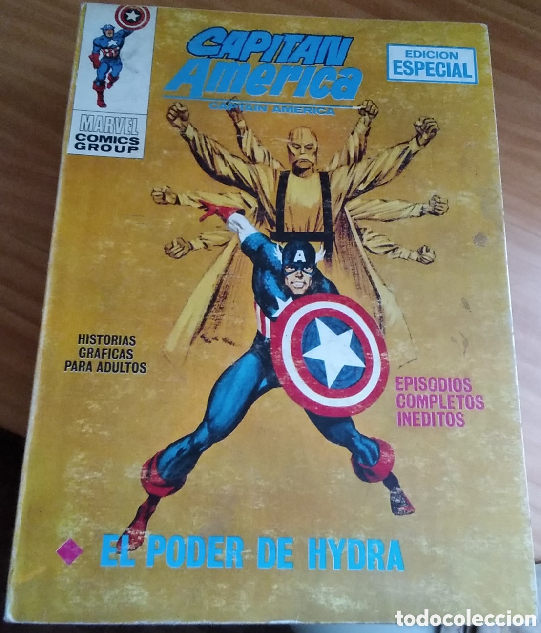 C&oacute;mics: Capitan Am&eacute;rica v&eacute;rtice V1 numero 22 el poder de hydra - Foto 1
