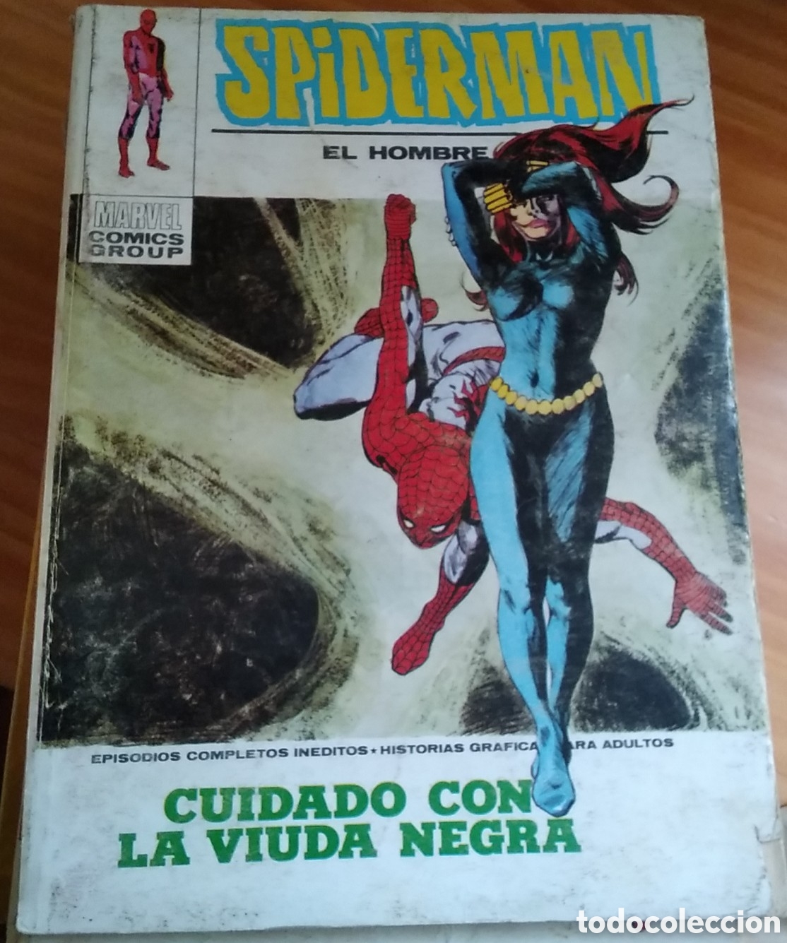C&oacute;mics: Spiderman v&eacute;rtice V1 numero 37 cuidado con la viuda negra - Foto 1