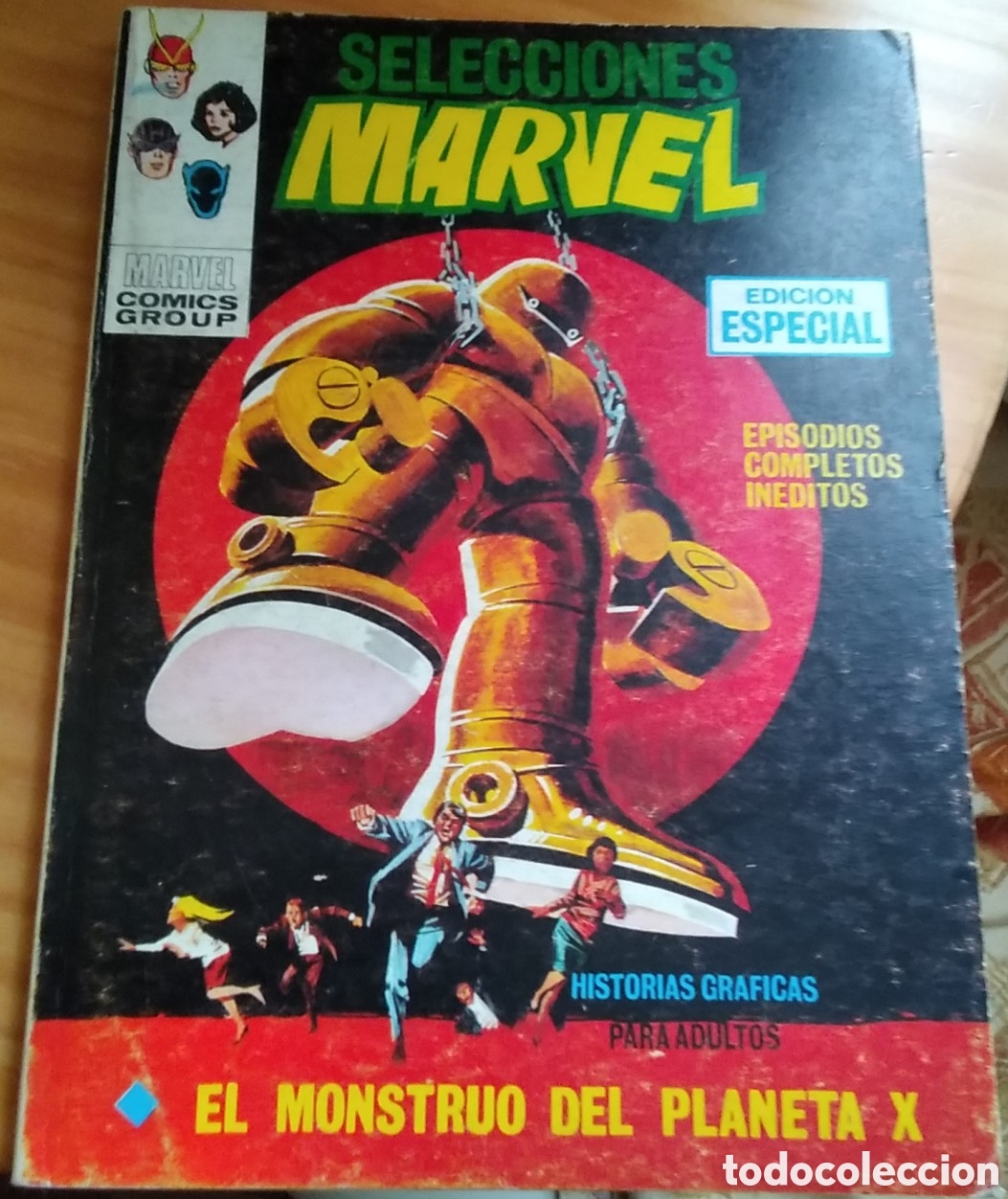 C&oacute;mics: Selecciones Marvel v&eacute;rtice V1 numero 8 el monstruo del planeta x - Foto 1