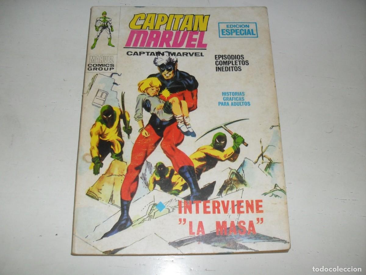 C&oacute;mics: CAPITAN MARVEL 8 INTERVIENE LA MASA,CON DOLMAN DE COMPLEMENTO,(DE 13).VERTICE,1969 - Foto 1